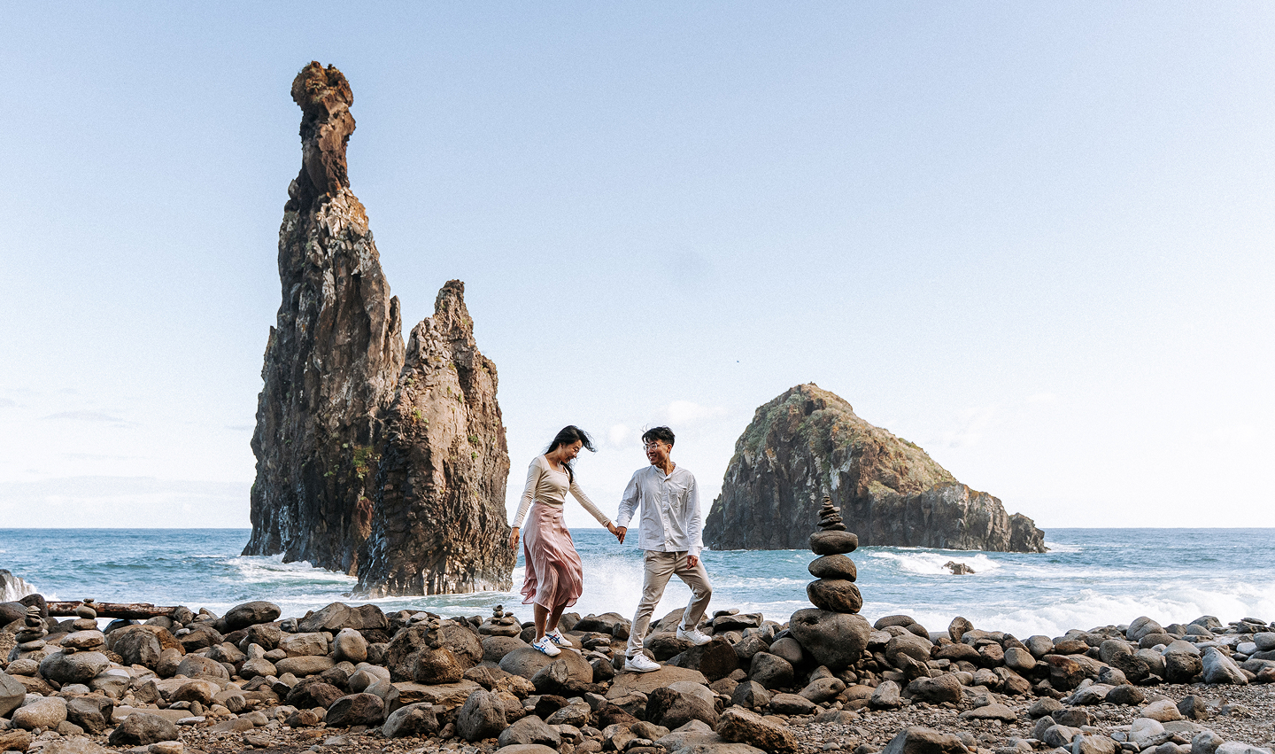 Seaside Wedding Portrait